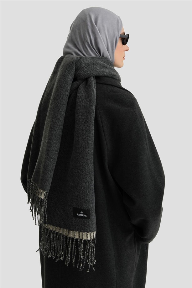 Armine Atkı ORTATKI05 Antrasit