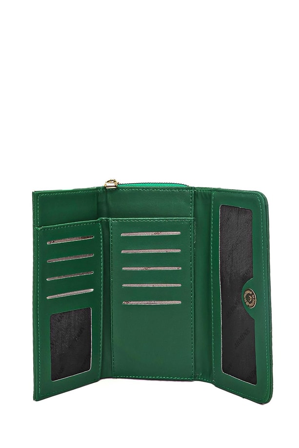 Armine Cüzdan 23KD7018-1 Koyu Yeşil