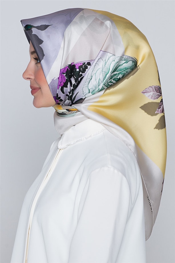 Armine Nostalji Twill İpek Eşarp 18Ya0642 82
