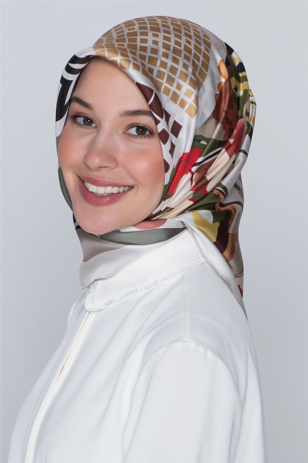 Armine Nostalji Twill İpek Eşarp 18Ya2824 33