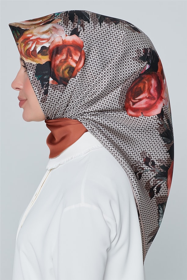 Armine Nostalji Twill İpek Eşarp 18Ya4513 34