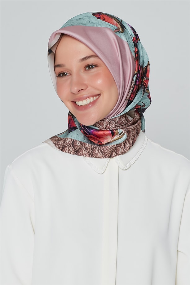 Armine Nostalji Twill İpek Eşarp 18Ya4533 38