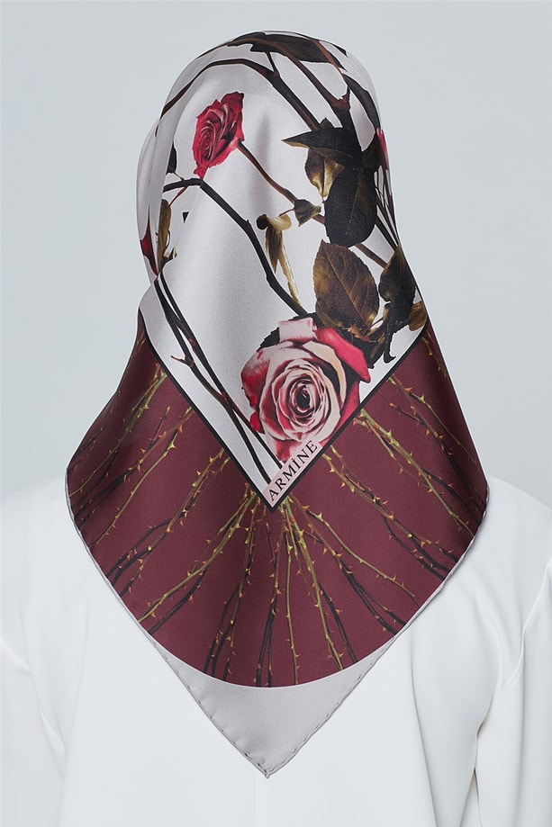 Armine Nostalji Twill İpek Eşarp 18Ya7240 82