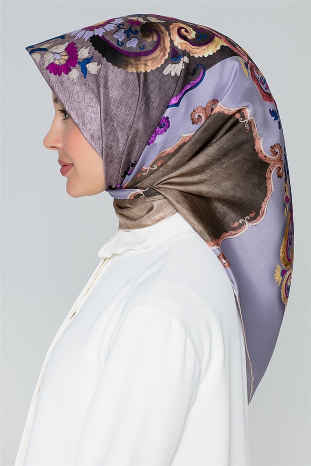 Armine Twill Nostalji İpek Eşarp 18Ya7851 46
