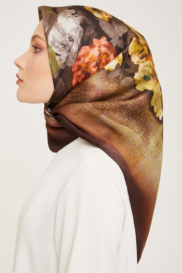 Armine Twill İpek Eşarp 23Ka9025 34