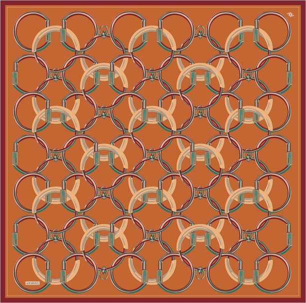 Armine Twill Saf İpek Eşarp 9203D 89