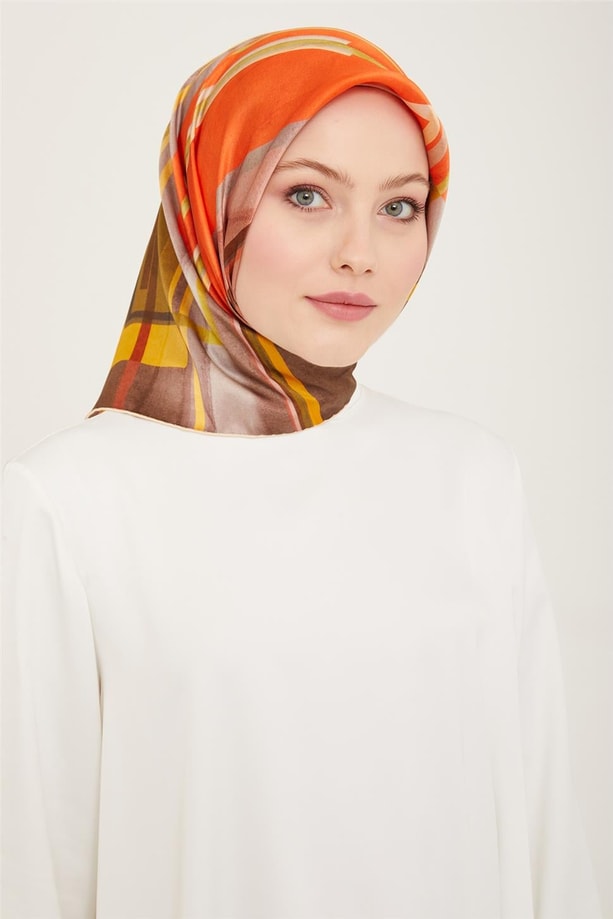 Armine Sura İpek Eşarp 24Ya9147 32