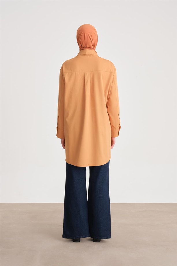 Armine Gömlek ORT3443 Camel
