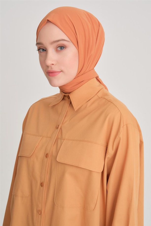 Armine Gömlek ORT3443 Camel
