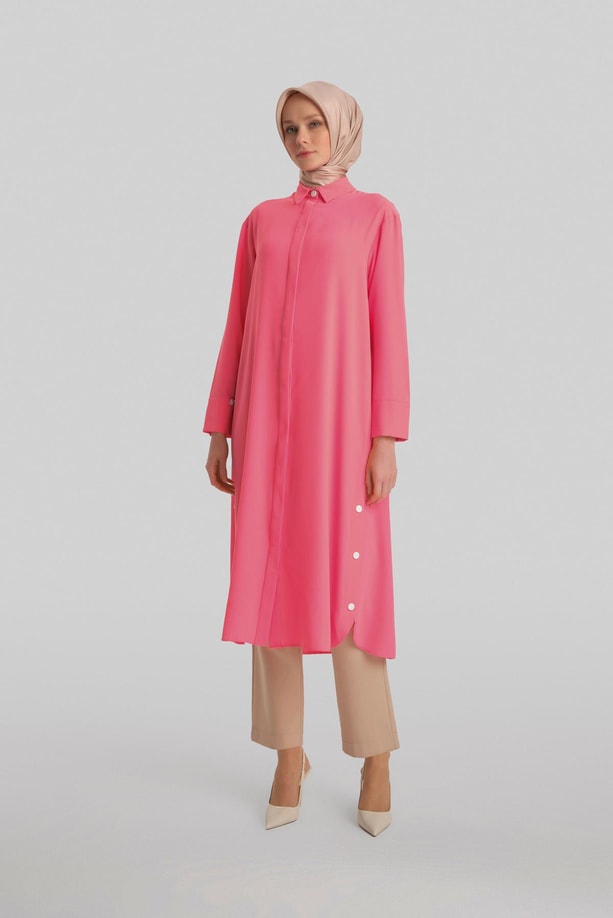 Armine Tunik ORT4406 Koyu Pembe