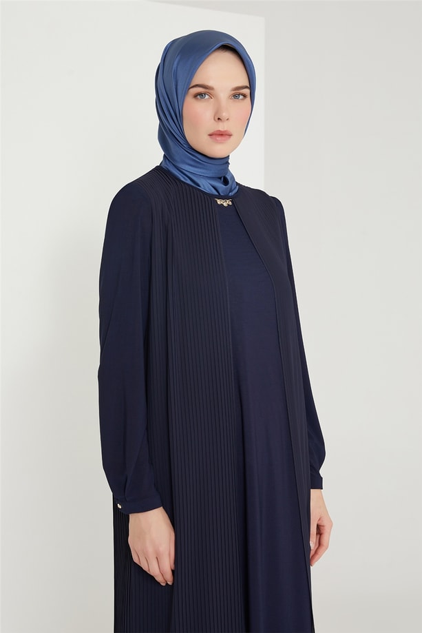 Armine Abiye Elbise 21KD3308 Lacivert