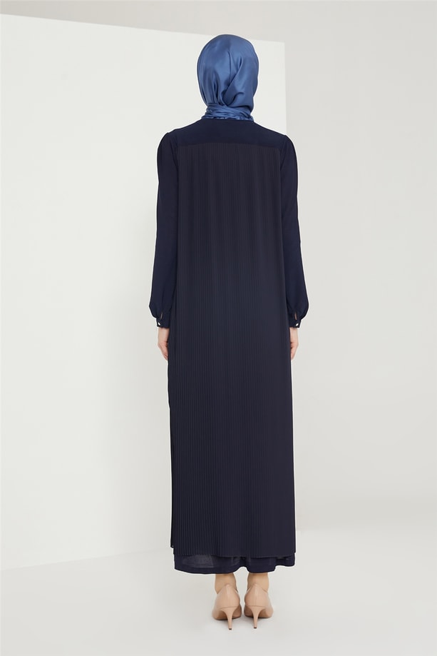 Armine Abiye Elbise 21KD3308 Lacivert