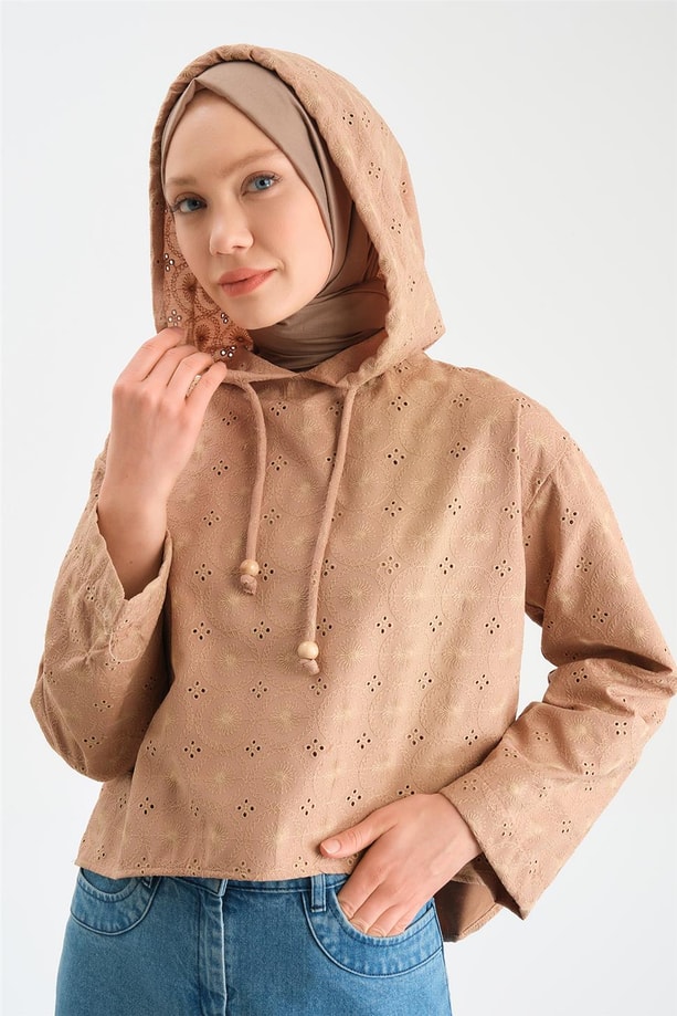 Armine Brode Sweat 23Y3139 Camel