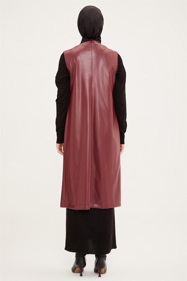 Armine Yelek 22KD3303 Bordo