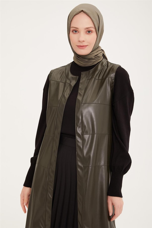 Armine Yelek 22KD3303 Ördek Başı
