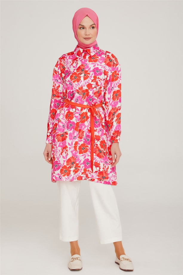 Armine Tunik 22K4837 Parlak Kırmızı