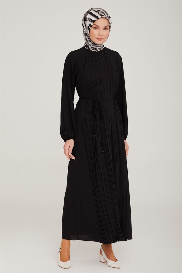  Armine Elbise 22KA9435 Siyah