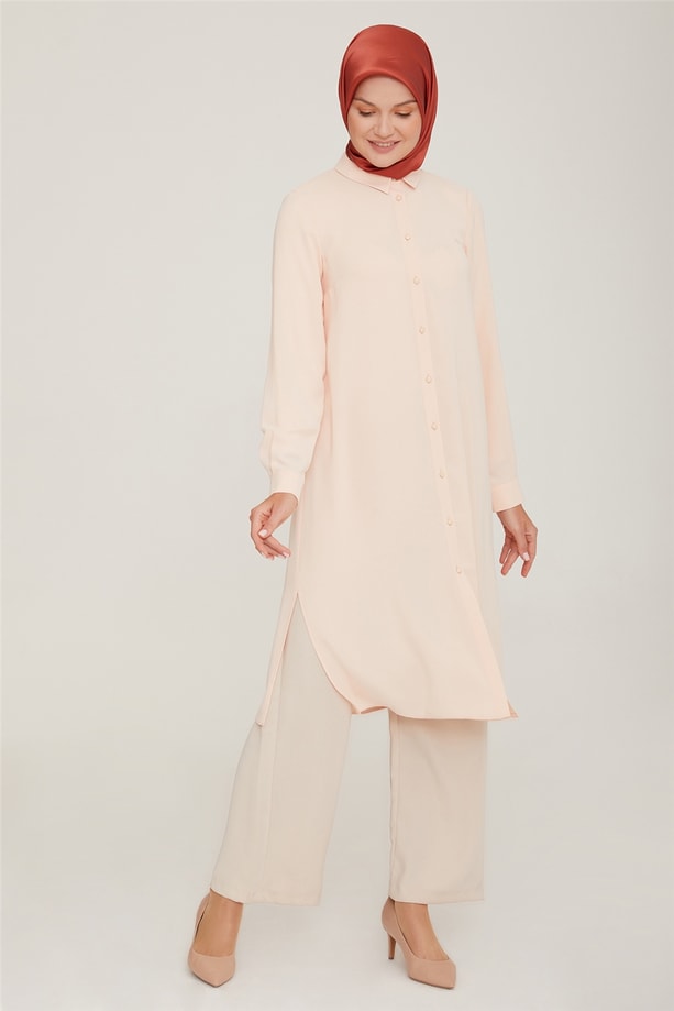 Armine Tunik K22KAH411001 Nude