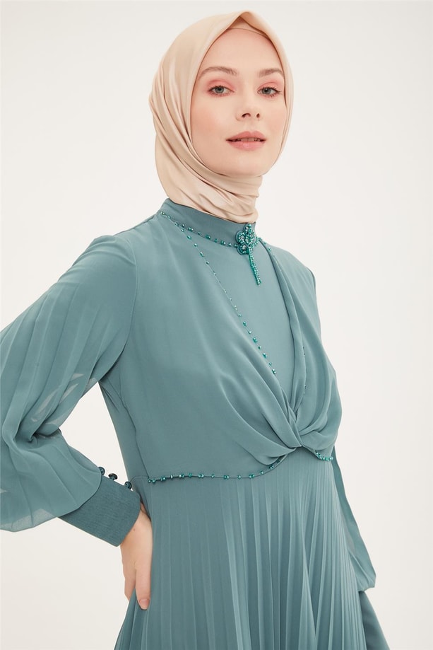Armine Abiye Elbise 22YD3328 Mint