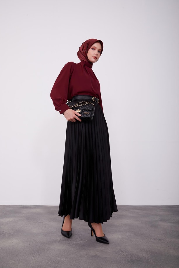 Armine Basic Pilisoley Etek 23K1429 Siyah