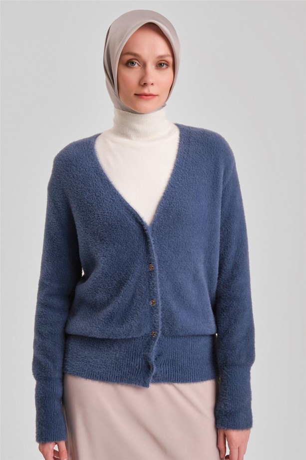 Armine Hırka 23KD2836 İndigo