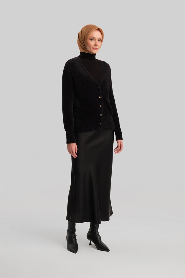 Armine Hırka 23KD2836 Siyah