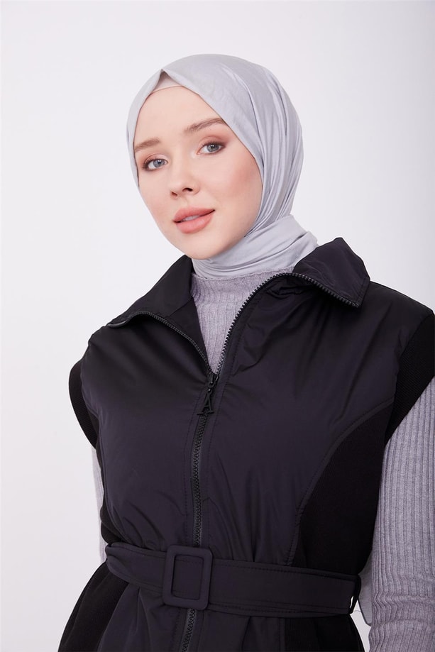 Armine Kaşkorseli Yelek 23K4603 Siyah