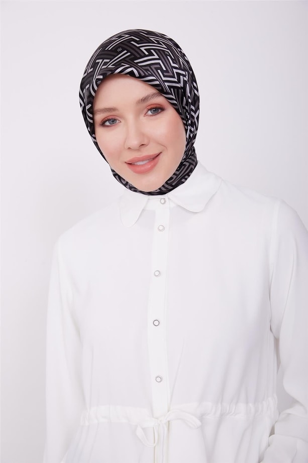 Beli tünelli asimetrik tunik 23K4707 Ekru
