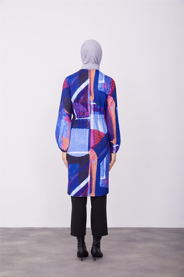 Armine Beli Tünelli Ayarlanabilen Tunik 23K4723 Morcivert