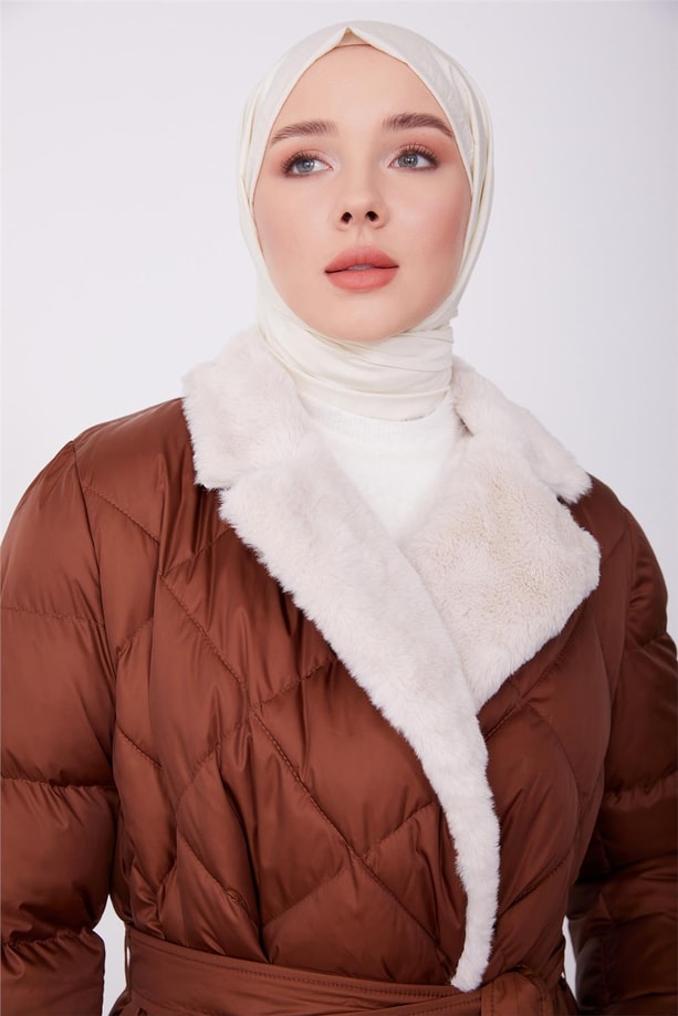 Armine Kapitone 23KD6405 Kahverengi
