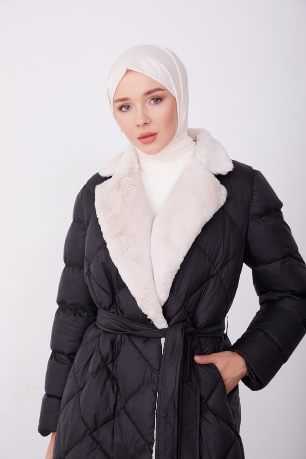 Armine Kapitone 23KD6405 Siyah