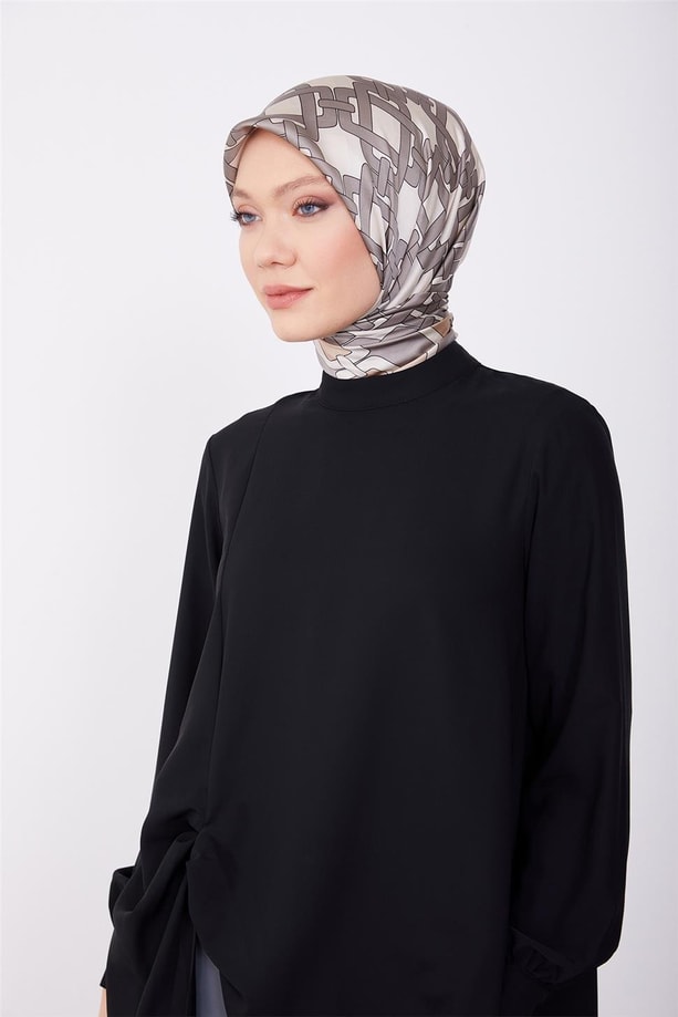 Armine İki Renkli Pantolonlu Takım 23K6706 Siyah
