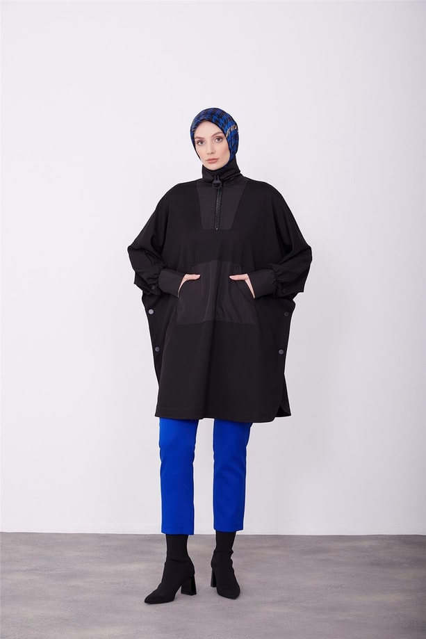 Armine Polo Yaka Panço 23K7301 Siyah