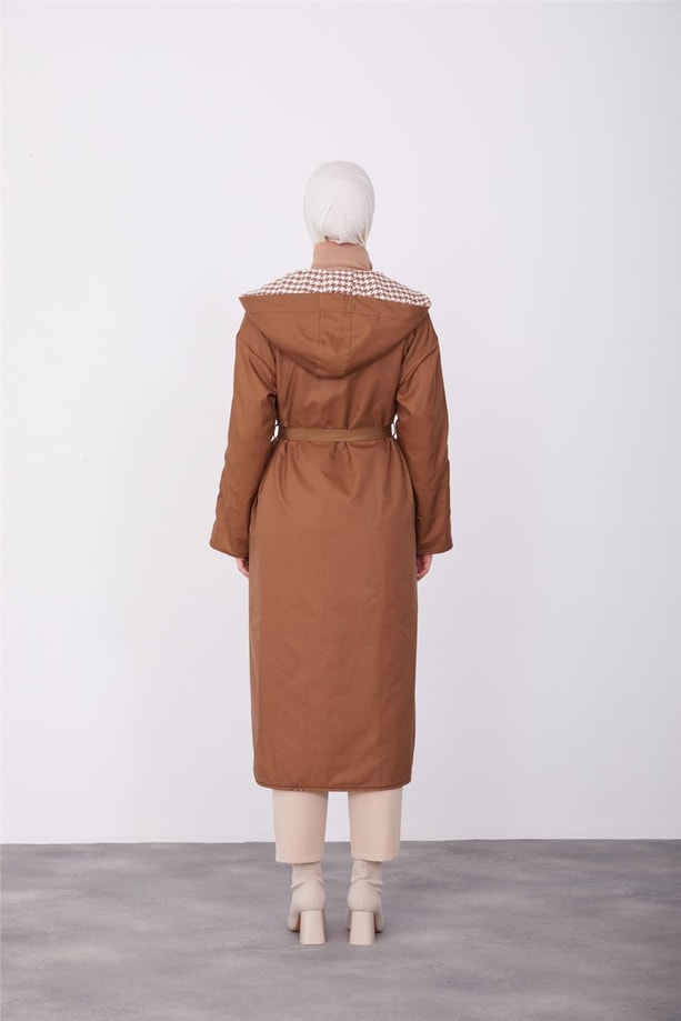 Armine Çift Taraflı Giyilebilen Kaban 23K7809 Camel