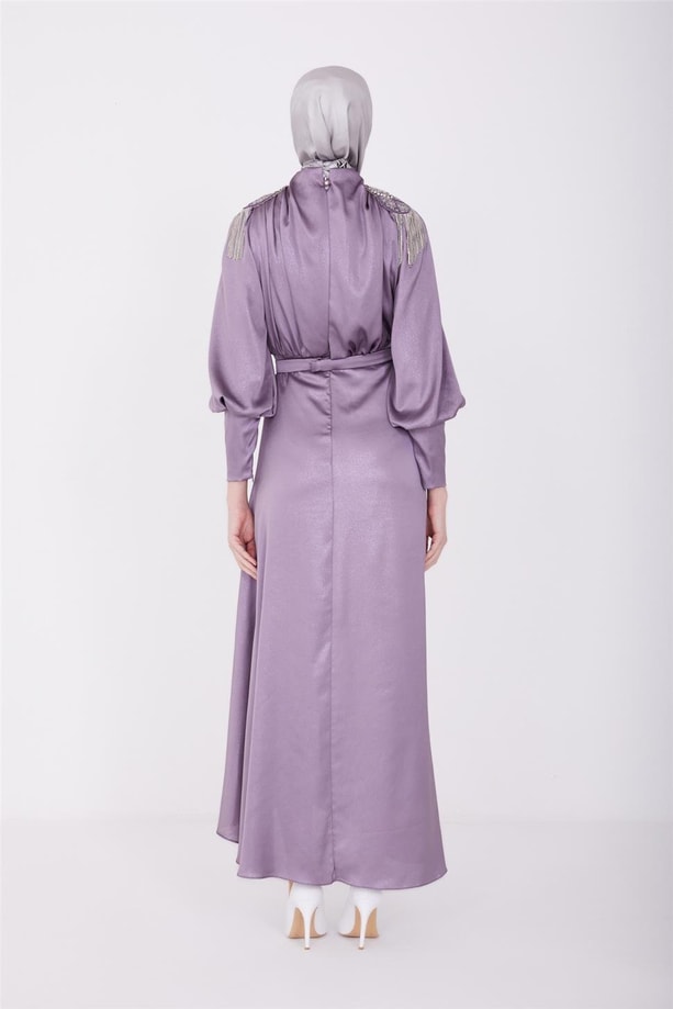  Armine Abiye Elbise 23YD1905 Lila