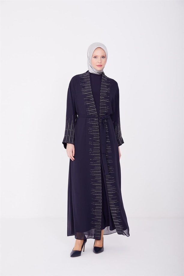 Armine Abiye Elbise 23Yd3348 Lacivert