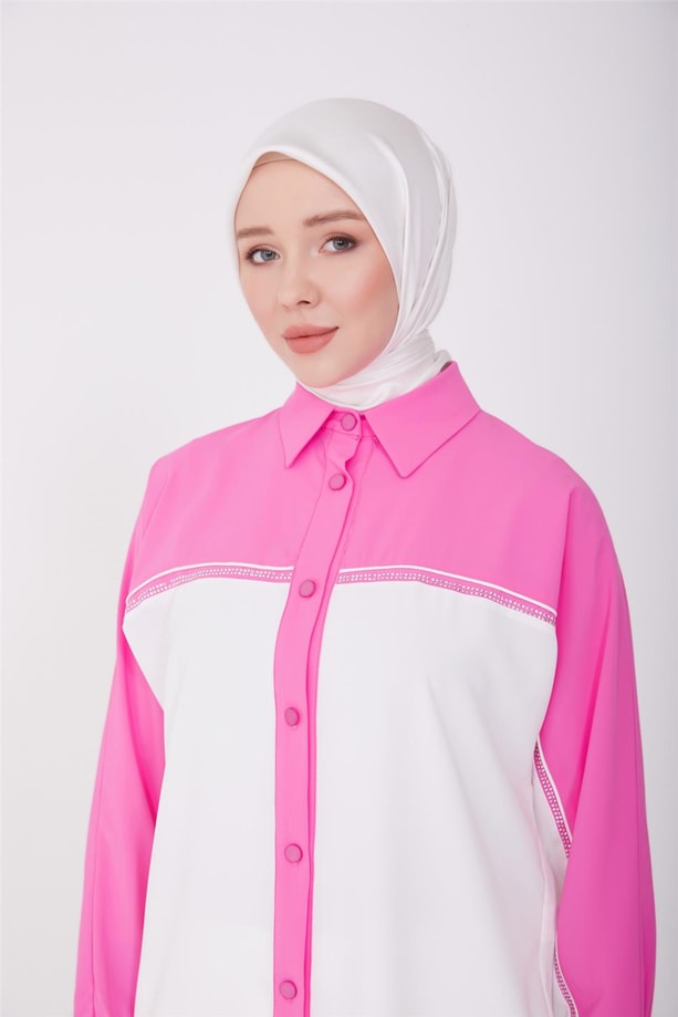 Armine Gömlek 23Yd3373 Fuşya