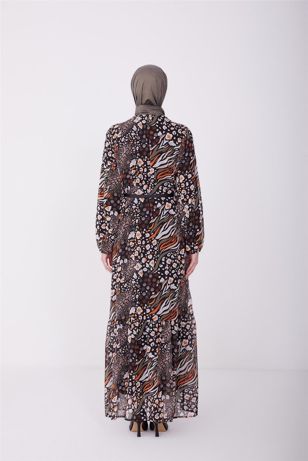 Armine Elbise 23YD4321 Oranj
