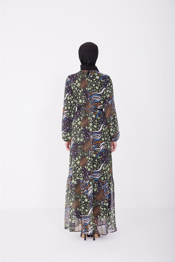 Armine Elbise 23YD4321 Haki