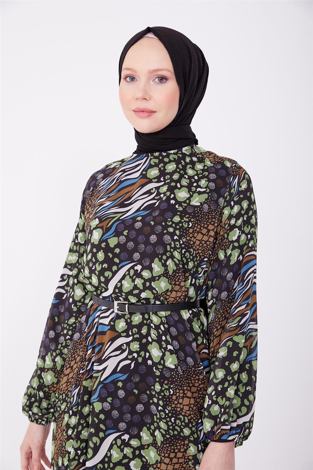 Armine Elbise 23YD4321 Haki
