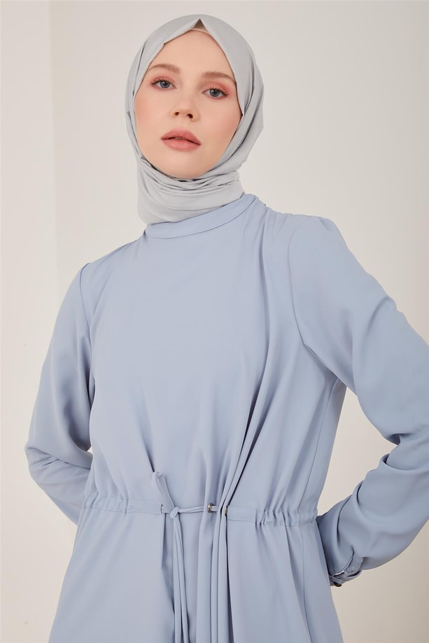 Armine Kuşgözü Ve Tünelli Tunik 23Y4436 Gri Mavi