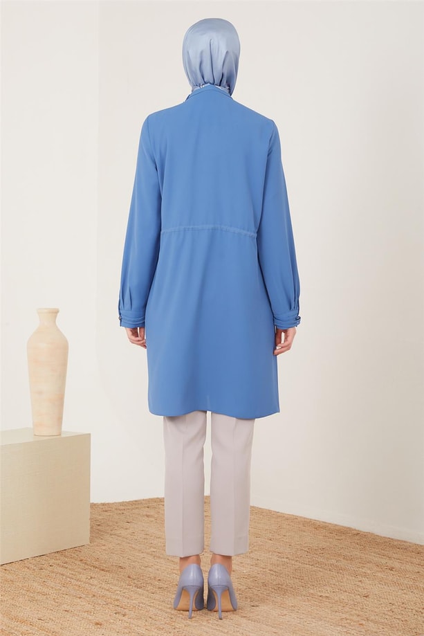 Armine Kuşgözü Ve Tünelli Tunik 23Y4436 Marine