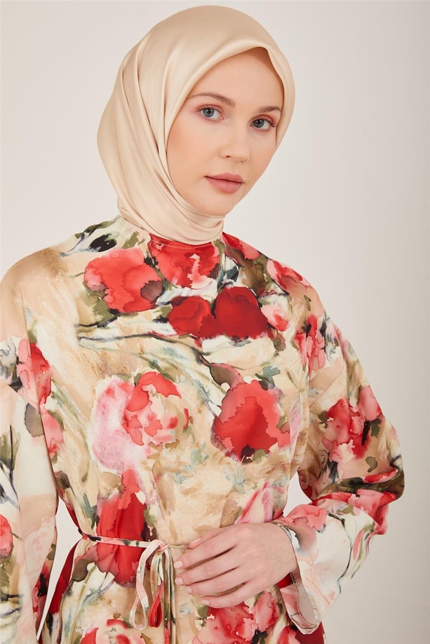 23Y4458 Armine Empirme Tunik 23Y4458 Kiraz