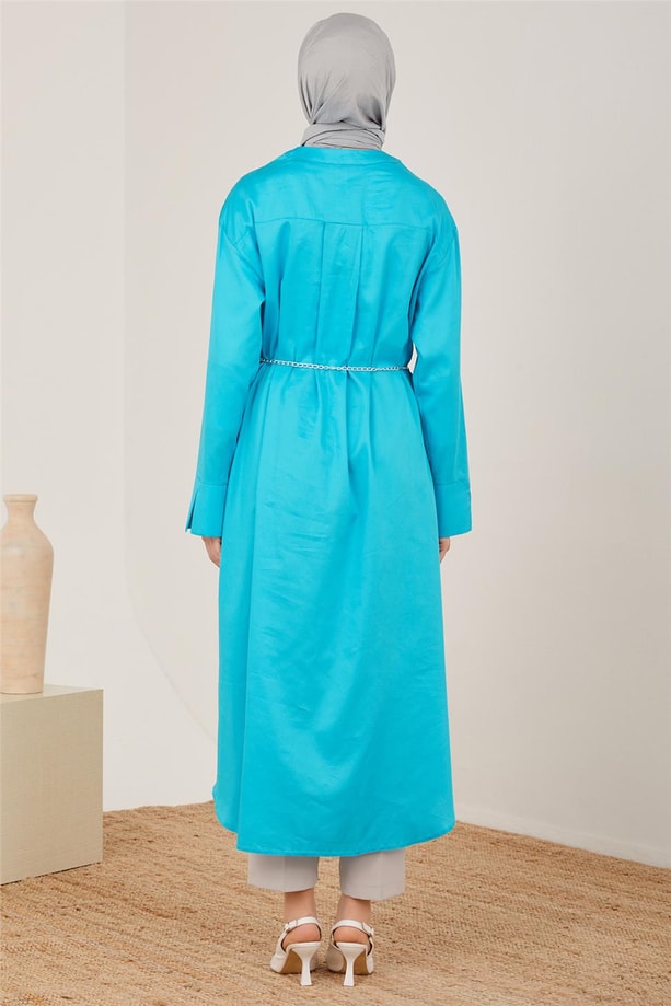Armine Oversize Tunik Elbise 23Y4502 Aqua