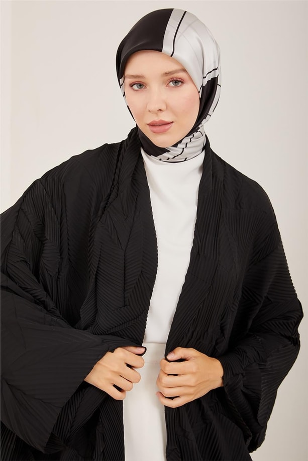 Armine Karışık Piliseli Giy Çık 23Y5115 Siyah