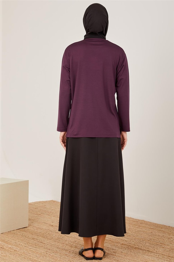 Armine Penye 23YD9043 Mürdüm