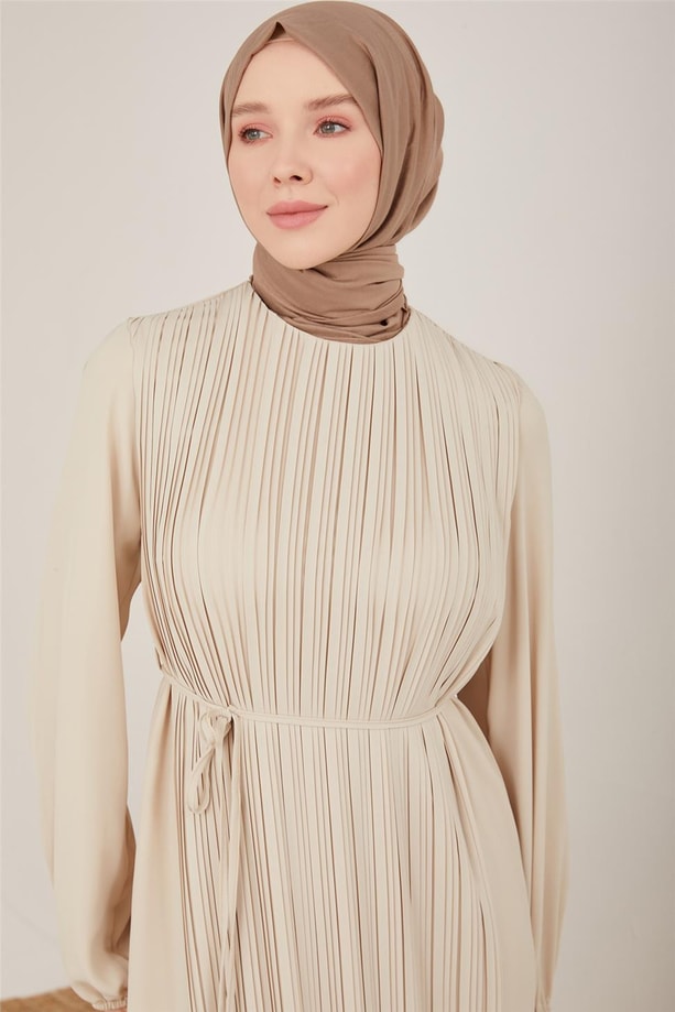 Armine Önü Piliseli Elbise 22Y9435 Aytaşı