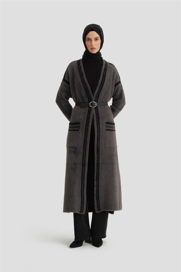 Armine Hırka 24KD2801 Antrasit