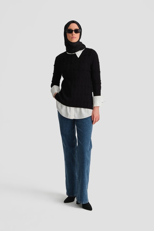 Armine Tunik 24KD2803 Siyah