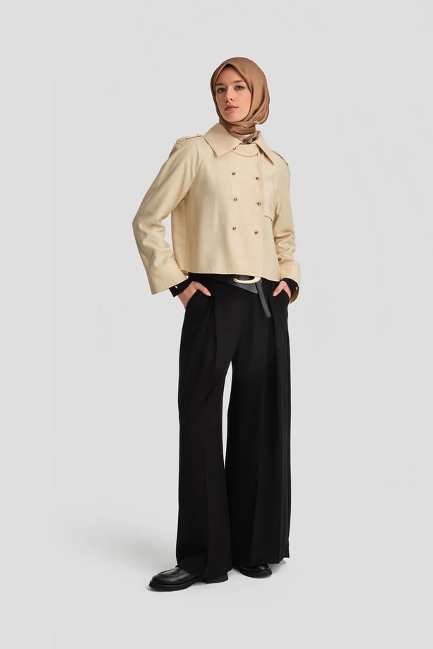 Armine Trench Ceket 24K3604 Aytaşı